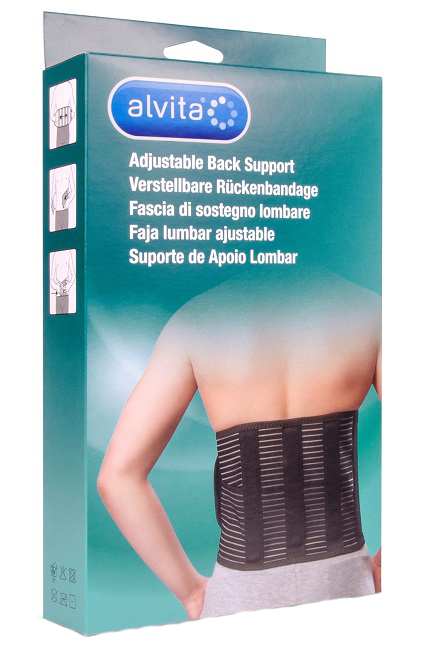 ALVITA FASCIA LOMBARE MISURA 1 CIRCONFERENZA 80-100 CM - latuafarmacia.org