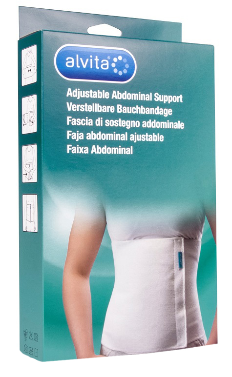 ALVITA FASCIA ADDOMINALE MISURA 1 CIRCONFERENZA 75-95 CM - latuafarmacia.org