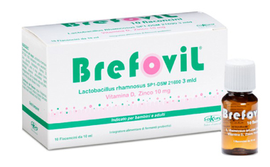 BREFOVIL 10 FLACONCINI MONODOSE DA 10 ML GUSTO LAMPONE - latuafarmacia.org