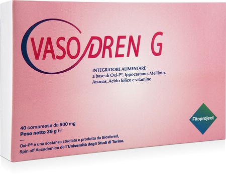 VASODREN G 40 COMPRESSE DA 900 MG - latuafarmacia.org
