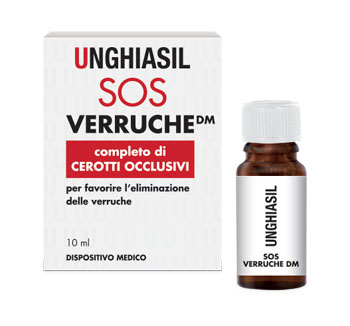 DISPOSITIVO MEDICO PER VERRUCHE IN FLACONE CON PENNELLINO 10 ML + 9 CEROTTI COPRIVERRUCA - latuafarmacia.org
