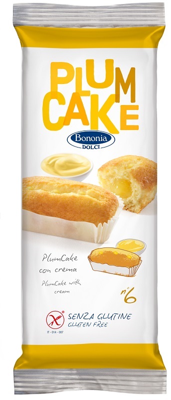 BONONIA DOLCI PLUMCAKE CON CREMA SENZA GLUTINE 6 X 45 G - latuafarmacia.org