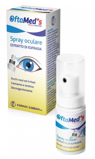 OFTAMED'S SPRAY OCULARE OCCHI ROSSI E IRRITATI ESTRATTO EUFRASIA 10 ML - latuafarmacia.org