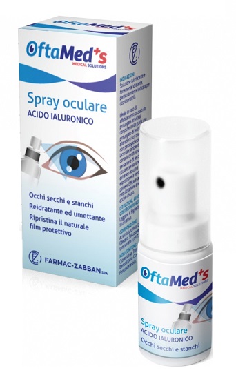 OFTAMED'S SPRAY CULARE OCCHI SECCHI E STANCHI ACIDO IALURONICO 10 ML - latuafarmacia.org