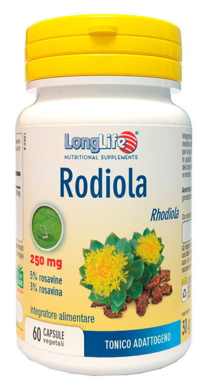 LONGLIFE RODIOLA 60 CAPSULE VEGETALI - latuafarmacia.org
