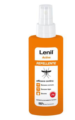 LENIL ACTIVE SPRAY SOLUZIONE ANTIZANZARA IN FLACONE + POMPA SPRAY 100 ML - latuafarmacia.org
