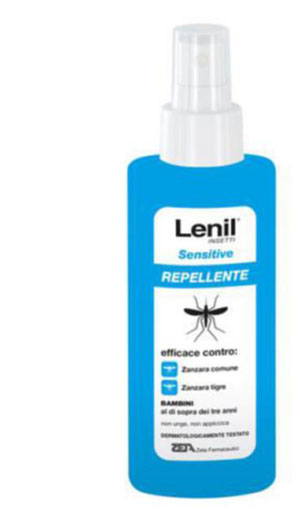 LENIL INSETTI SENSITIVE EMULSIONE ANTIZANZARA IN FLACONE + POMPA DISPENSER 100 ML - latuafarmacia.org