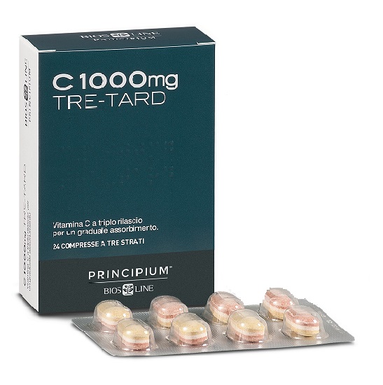 PRINCIPIUM C 1000 MG TRE-TARD 24 COMPRESSE A TRE STRATI - latuafarmacia.org