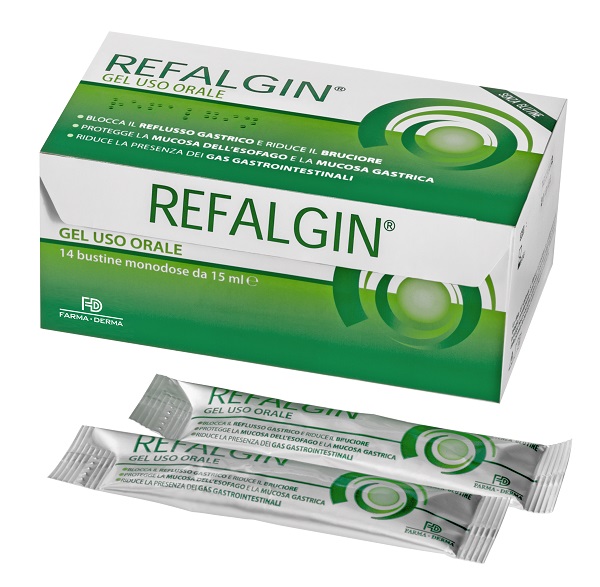 REFALGIN GEL OROSOLUBILE ANTIREFLUSSO 14 BUSTINE 15 ML - latuafarmacia.org