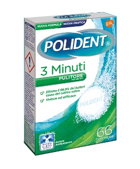 POLIDENT 3 MINUTI 66 COMPRESSE - latuafarmacia.org