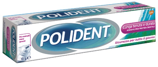 ADESIVO PROTESI DENTALI POLIDENT LUNGA TENUTA 70 G - latuafarmacia.org