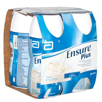 ENSURE PLUS VANIGLIA 4 BOTTIGLIE DA 200 ML - latuafarmacia.org