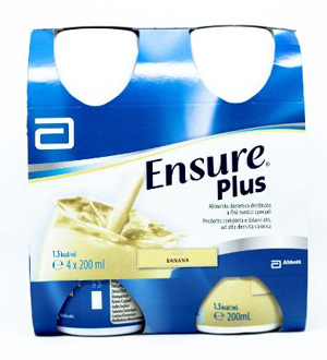 ENSURE PLUS BANANA 4 BOTTIGLIE DA 200 ML - latuafarmacia.org