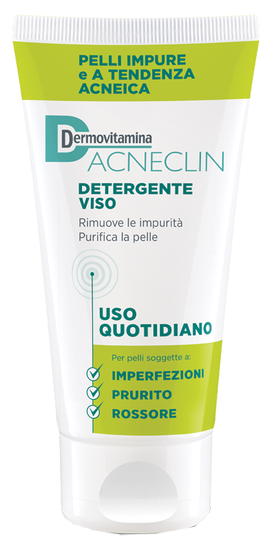 DERMOVITAMINA ACNECLIN DETERGENTE VISO USO QUOTIDIANO 200 ML - latuafarmacia.org