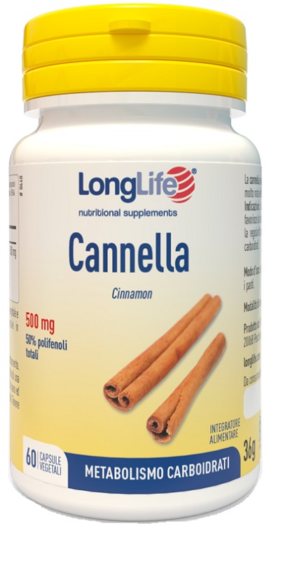 LONGLIFE CANNELLA 60 CAPSULE - latuafarmacia.org