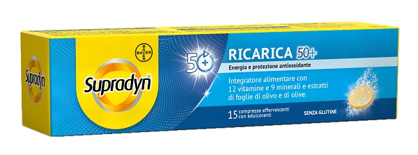 SUPRADYN RICARICA 50+ 15 COMPRESSE EFFERVESCENTI - latuafarmacia.org
