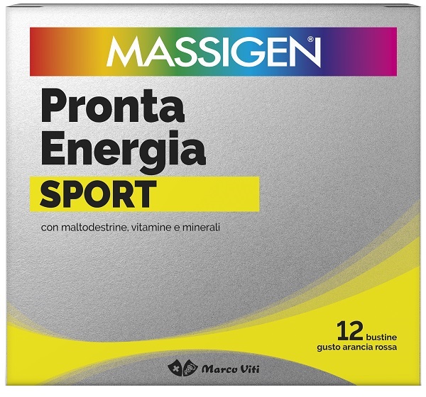 MASSIGEN SPORT PRONTA ENERGIA 12 BUSTINE - latuafarmacia.org
