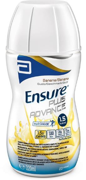 ENSURE PLUS ADVANCE BANANA 4 BOTTIGLIE DA 220 ML - latuafarmacia.org