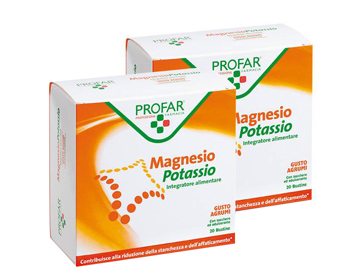 MAGNESIO POTASSIO BIPACCO 40 BUSTE PROFAR - latuafarmacia.org
