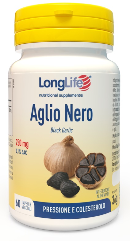LONGLIFE AGLIO NERO 60 CAPSULE VEGETALI - latuafarmacia.org