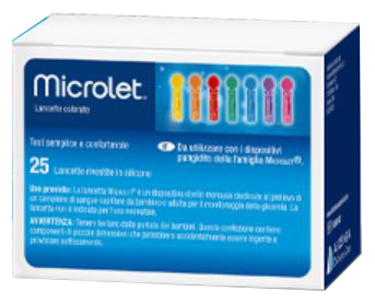 LANCETTE PUNGIDITO PER DISPOSITIVO MICROLET 25 PEZZI - latuafarmacia.org