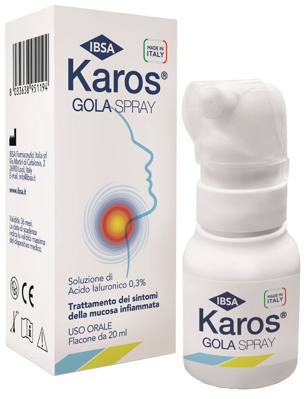 KAROS SPRAY ORALE 0,3% 20 ML - latuafarmacia.org