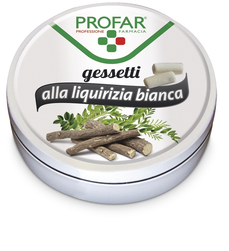 PROFAR GESSETTI LIQUIRIZIA BIANCHI 40 G - latuafarmacia.org
