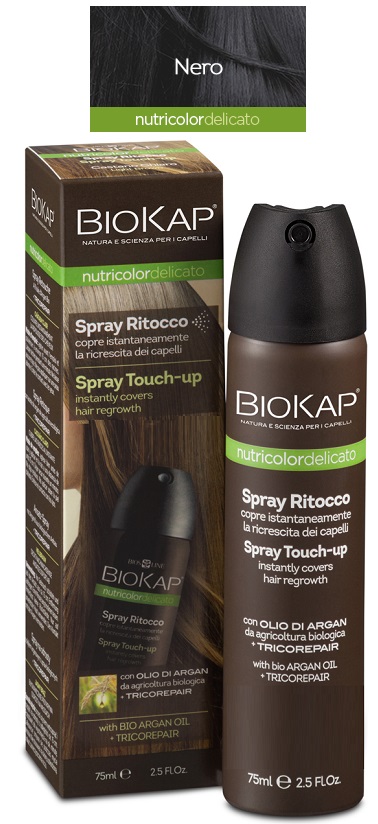 BIOS LINE BIOKAP NUTRICDEL SPRAY RITOCCO NERO 75 ML - latuafarmacia.org