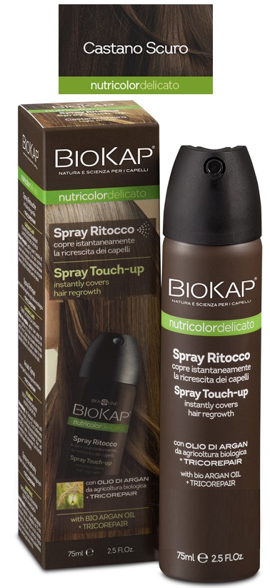 BIOS LINE BIOKAP NUTRIDEL SPRAY RITOCCO CASTANO SCURO 75 ML - latuafarmacia.org