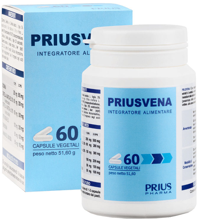 PRIUSVENA 60 CAPSULE - latuafarmacia.org