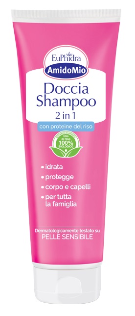 EUPHIDRA AMIDOMIO DOCCIA SHAMPOO 2 IN 1 250 ML - latuafarmacia.org