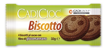 CADICIOC BISCOTTO CACAO 4 PEZZI 8 G - latuafarmacia.org