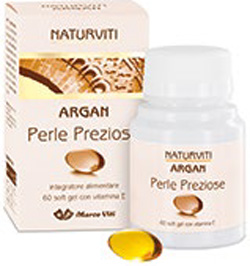 NATURVITI ARGAN PERLE PREZIOSE 60 PERLE DA 300 MG - latuafarmacia.org