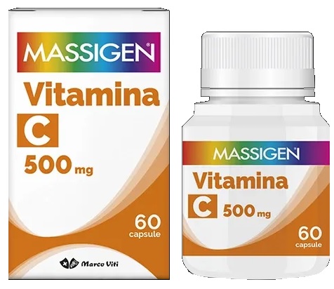 MASSIGEN C VITI 500MG DI VITAMINA C 60 CAPSULE - latuafarmacia.org