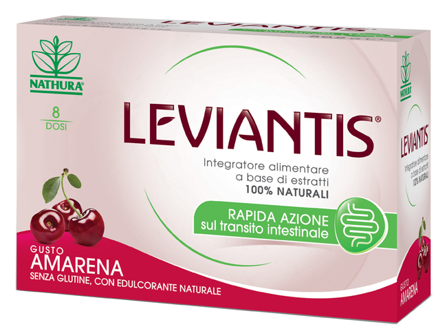 LEVIANTIS SENZA GLUTINE GUSTO AMARENA 8 DOSI / 16 BUSTE - latuafarmacia.org