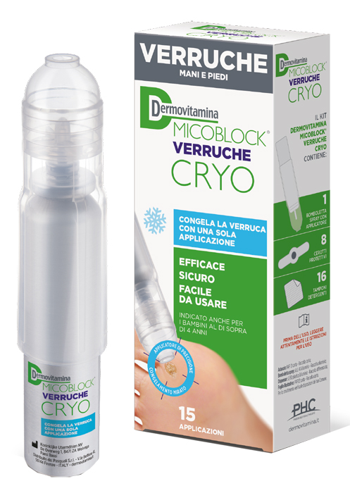 DERMOVITAMINA MICOBLOCK VERRUCHE CRYO SPRAY 38 ML - latuafarmacia.org