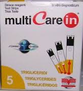 TEST TRIGLICERIDI MULTICARE IN STRISCE CON ASPIRAZIONE CAPIILLARE 5 PEZZI - latuafarmacia.org