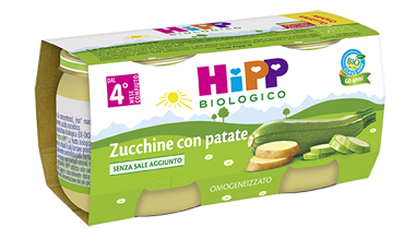 HIPP BIO HIPP BIO OMOGENEIZZATO ZUCCHINE CON PATATE 2X80 G - latuafarmacia.org