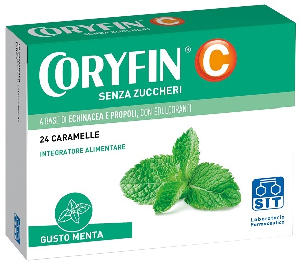 CORYFIN C SENZA ZUCCHERO MENTOLO 48 G - latuafarmacia.org