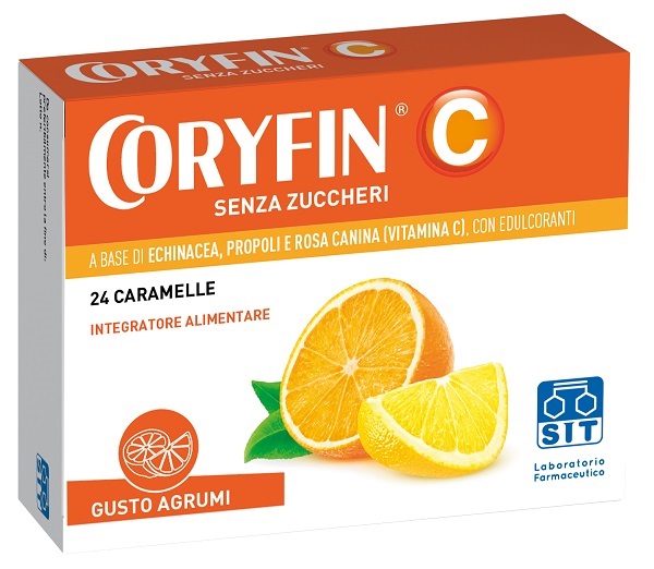 CORYFIN C SENZA ZUCCHERO AGRUMI 48 G - latuafarmacia.org