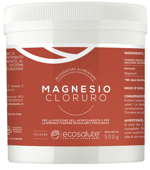 MAGNESIO CLORURO POLVERE 500 G - latuafarmacia.org