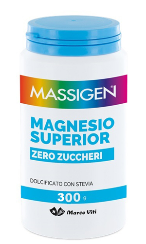 MASSIGEN MAGNESIO SUPERIOR ZERO ZUCCHERI 300 G - latuafarmacia.org