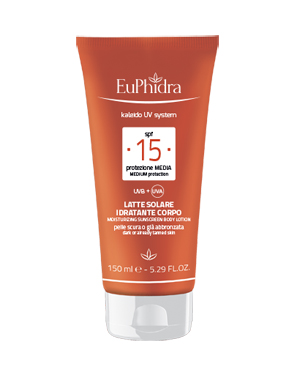 EUPHIDRA KALEIDO UV SYSTEM LATTE SOLARE CORPO 15 - latuafarmacia.org