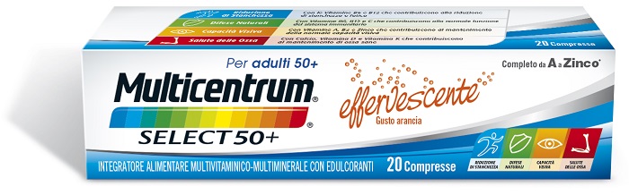 MULTICENTRUM SELECT EFFERVESCENTE 20 COMPRESSE - latuafarmacia.org