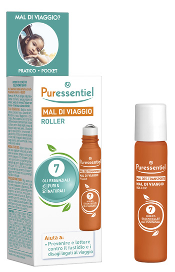 PURESSENTIEL ROLLER MAL DI VIAGGIO 7 OLI ESSENZIALE 5 ML - latuafarmacia.org