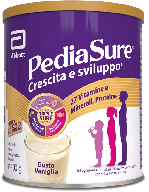 PEDIASURE CRESCITA&SVILUPPO VANIGLIA 400 G - latuafarmacia.org