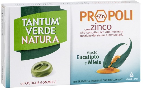 TANTUM VERDE NATURA PASTIGLIE GOMMOSE EUCALIPTO & MIELE 30 G - latuafarmacia.org