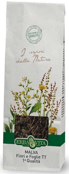 MALVA TAGLIO TISANA 1 QUALITA' FIORI E FOGLIE - latuafarmacia.org