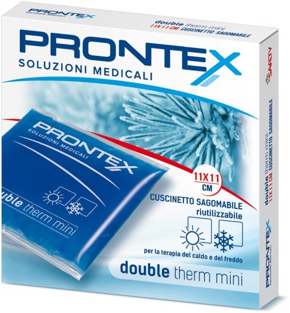 PRONTEX CUSCINETTO IN GEL RIUTILIZZABILE DOUBLE THERM 11X11CM - latuafarmacia.org