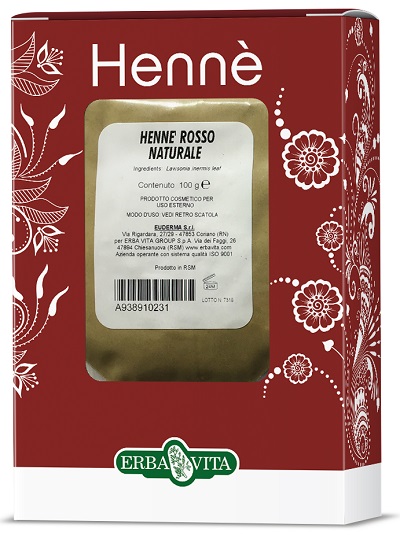 HENNE COLORANTE CAPELLI ROSSO NATURALE 100 G - latuafarmacia.org